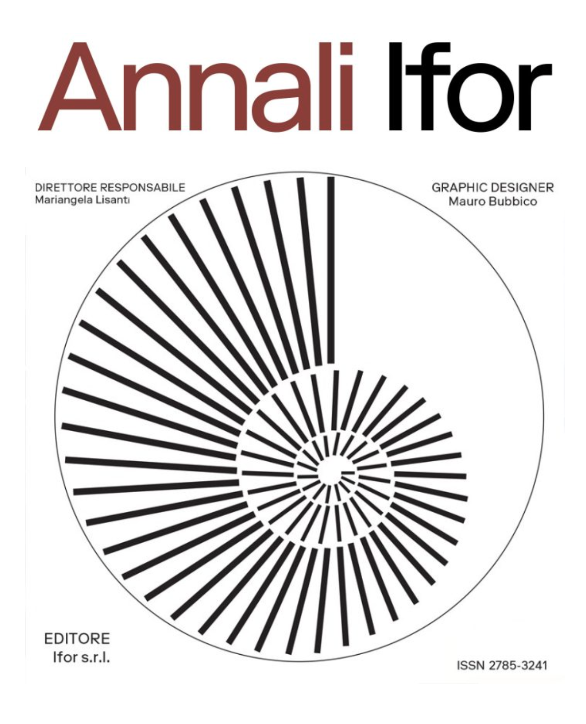 Copertina della rivista Annali Ifor